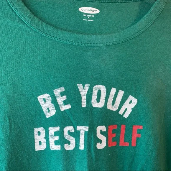 Old Navy Women S SMALL The Easy Tee Top Christmas Elf Holiday Fun Funny Festive - Picture 2 of 10